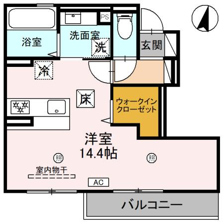 タウンさらⅡの間取り