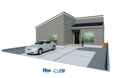 【外観パース】 | リーブルガーデン防府市仁井令第６（２号棟） | 完成予想図です。（２号棟）