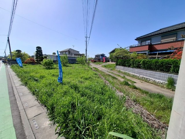 土地　比企郡川島町下伊草の土地図|間口広々21ｍ以上です