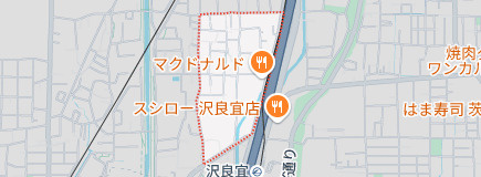 ファインウッド南茨木の地図