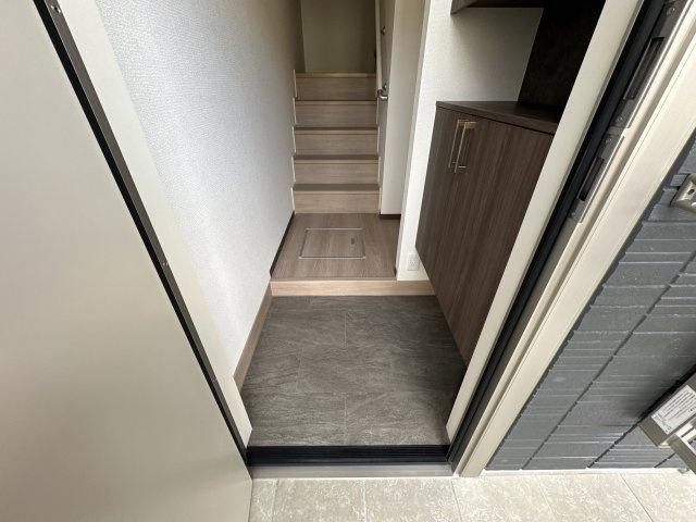 タウンさらⅡの玄関