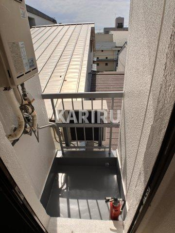 エグゼ高殿のバルコニー