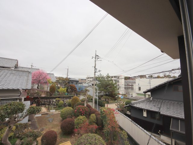生駒市俵口町のテラスの展望