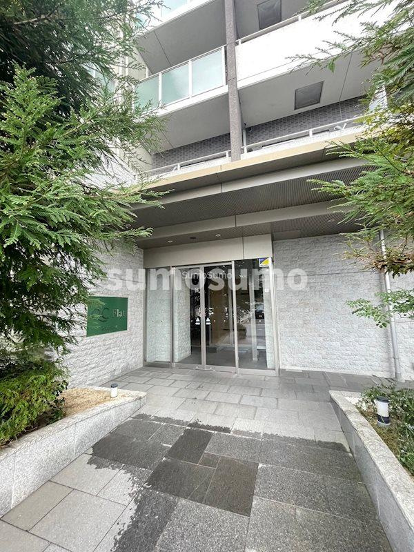 QCフラット北堀江のエントランス