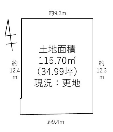 昭和区若柳町２丁目土地の画像