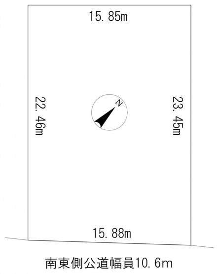 【区画図】 | 北見市上ところ６７３番地９　中古売家