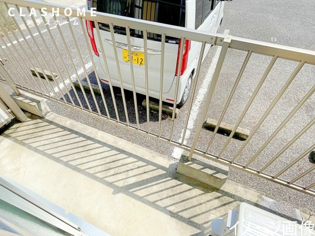 パレス中川２　　　刈谷市近郊の賃貸はクラスホームのバルコニー|同物件の別部屋になります。