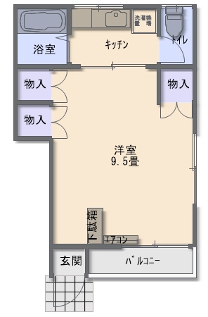 ハイツサントピアの間取り