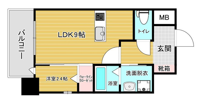【間取り】 | 仲介手数料半額！HPに初期費用掲載「プライスホーム」で検索！ルブラン箱崎