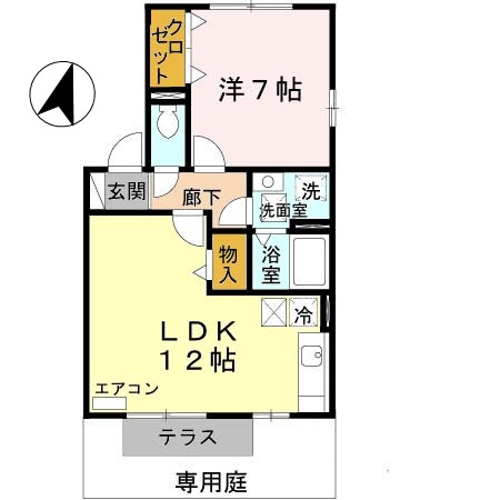 リプルス浜の宮Ⅱ　Ｂ棟の間取り