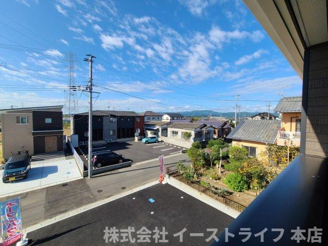 【新築戸建】佐糠町第7※キャンペーン実施中！の展望|1号棟写真　バルコニーからの眺望です。