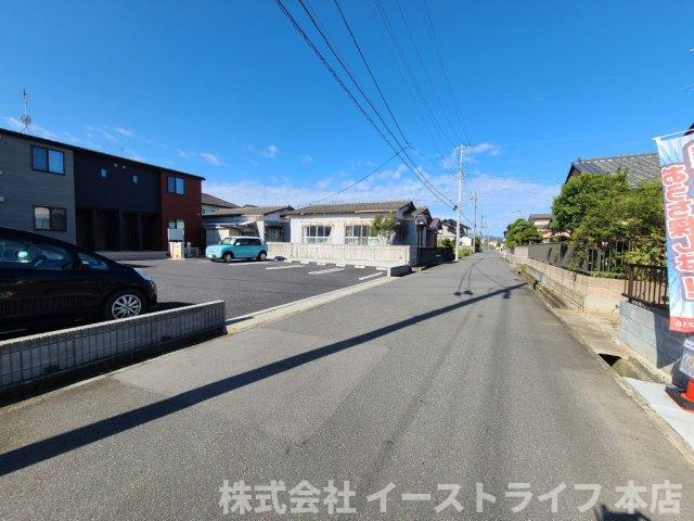 【新築戸建】佐糠町第7※キャンペーン実施中！の前面道路含む現地写真|南側前面道路6.0ｍ
