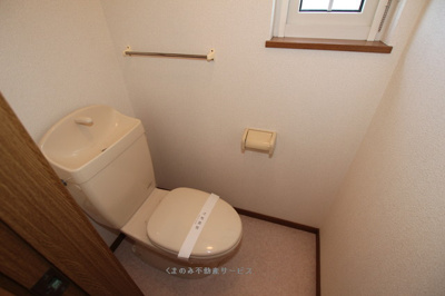 【トイレ】 | カステリア三隈Ⅱ | 落ち着いたトイレです
カステリア三隈2　202号室　平成24年10月13日撮影