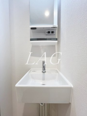 【洗面所】 | エクセラン西国立 | 独立洗面台です。