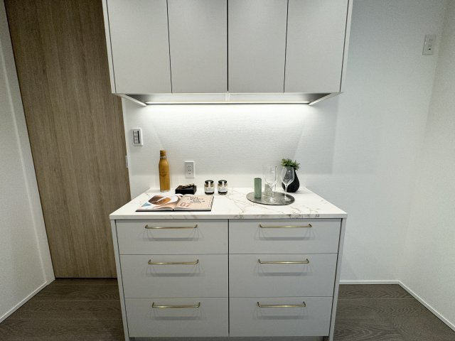 グラン・ブルー高輪アドニスA棟のキッチン