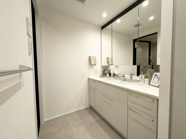 グラン・ブルー高輪アドニスA棟の脱衣所