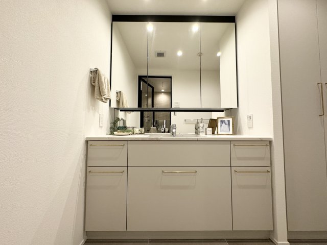 グラン・ブルー高輪アドニスA棟の独立洗面台