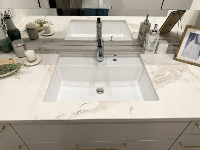 グラン・ブルー高輪アドニスA棟の独立洗面台