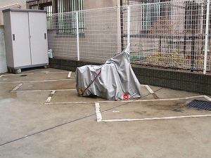 クリオ多摩川ラ・モードのその他共用部分|バイク置き場　空き状況等詳細はお問合せください。