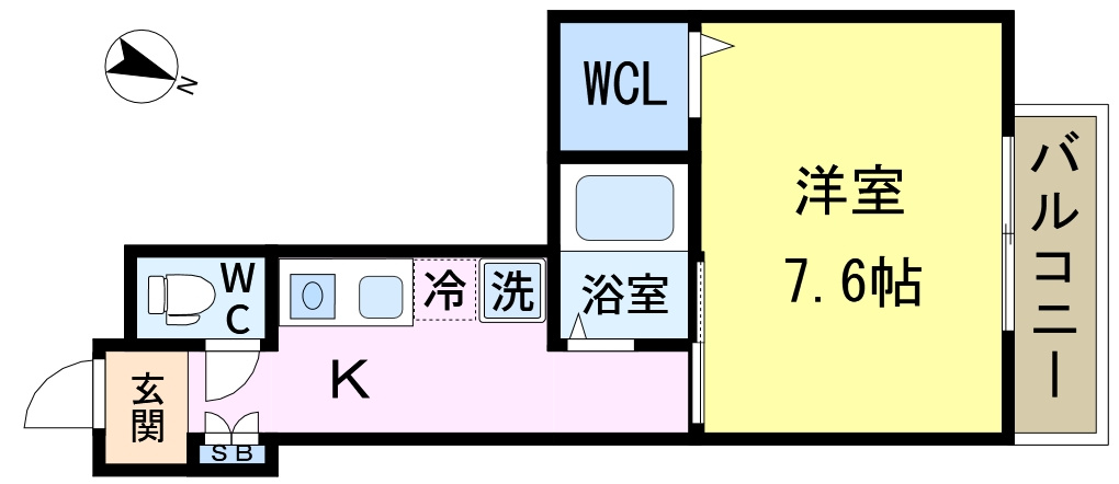 ブロッサムテラス新小岩の間取り