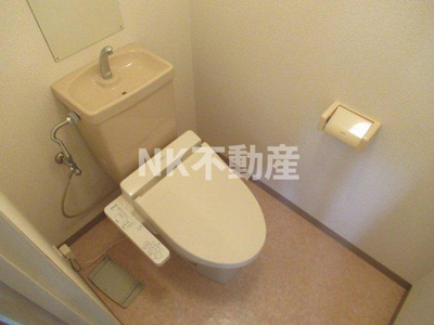 【トイレ】 | コーポ松浦（衣摺加美北賃貸） | トイレです