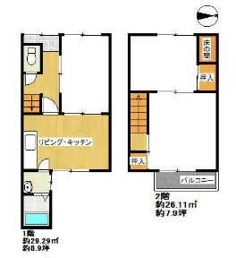 東九条北烏丸町2階