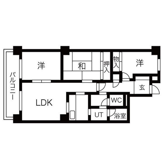 【間取り】 | シャトレ御棚