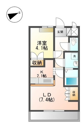 フィールドコート たつざわの間取り|間取図