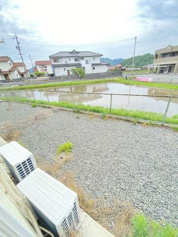 ハイツリバーBの庭