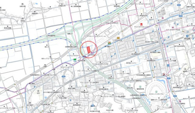 【地図】 | 倉敷市三田　旧２号線沿い　事業用借地