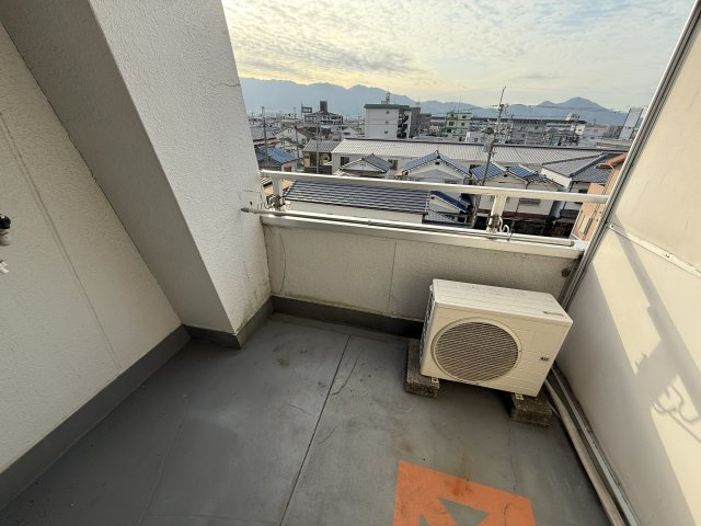 グローバル高田のバルコニー