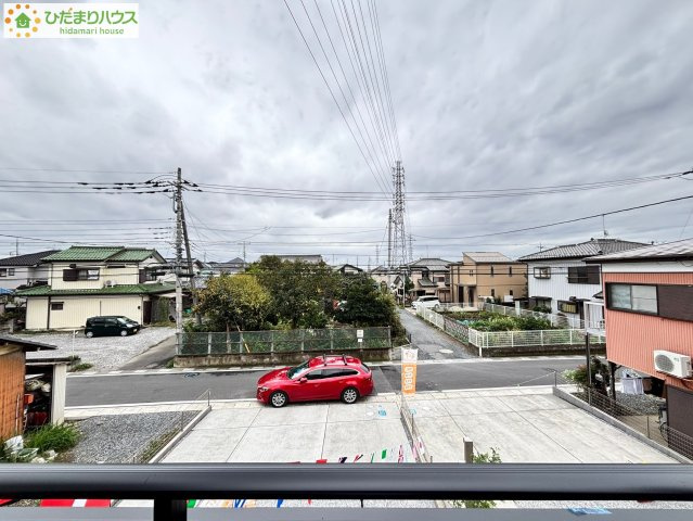 北本市本宿6丁目　新築一戸建て　ブルーミングガーデン　02の展望|前面に建物がないので陽当りが良く、お洗濯物がよく乾きます♪