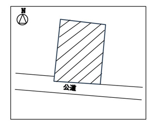 【区画図】 | 岡谷市中央町3丁目 売地④ | 区画図