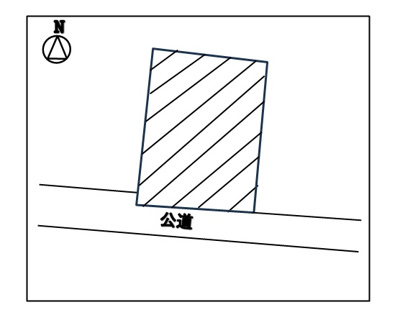 【区画図】 | 岡谷市中央町3丁目 売地④ | 区画図