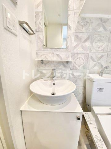 エスリード福島シティグランツの独立洗面台|選べる家電プランあり！！