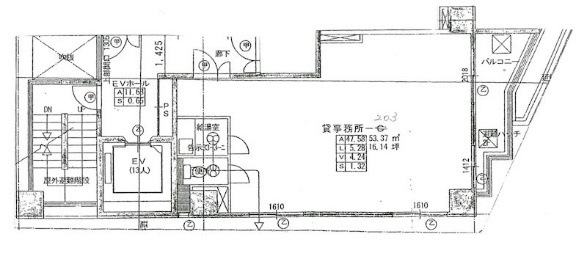 古泉ビルあすなろ六甲の間取り