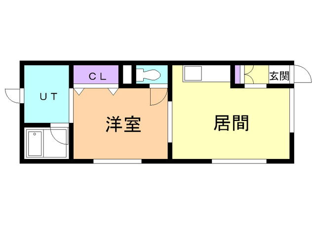 コーポ真の間取り