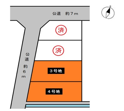 【区画図】 | 南区福島土地③