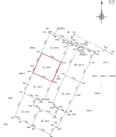 【土地図】 | 合志市野々島　全7区画（2号地） | ☆土地図☆