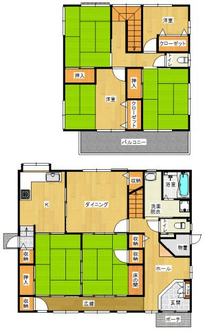 【間取り】 | 佐賀市大和町 売戸建
