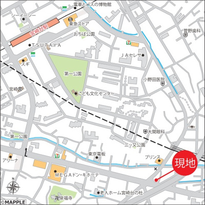 【地図】 | エクセレントスクエア宮崎台Ⅱ番館　3階