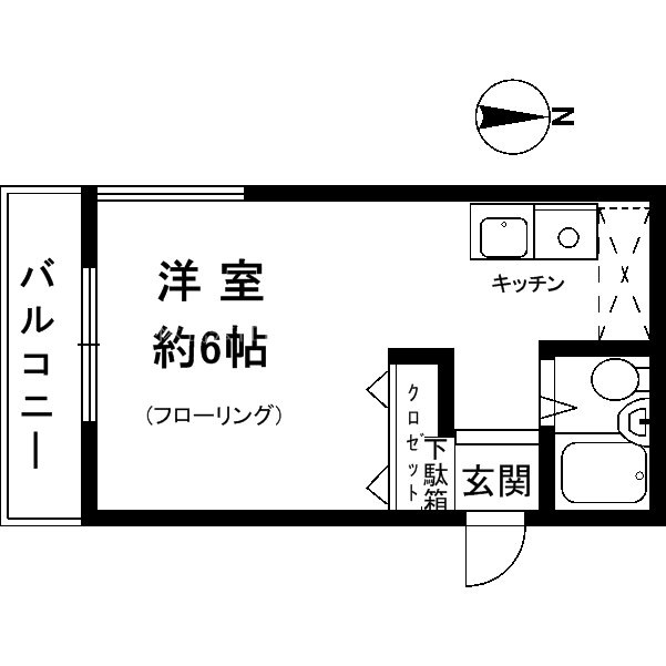 西舞子メゾンの間取り