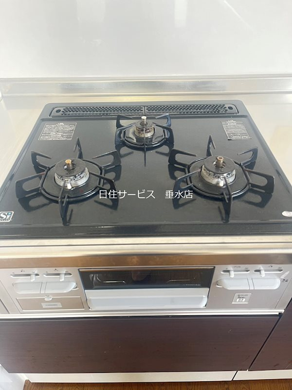 渡島ビルのキッチン|ガスコンロ♪グリル有り♪