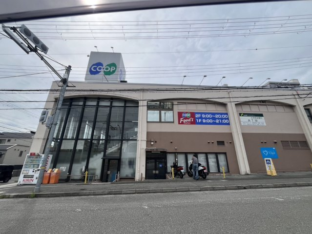 明舞第二団地　２号棟の周辺