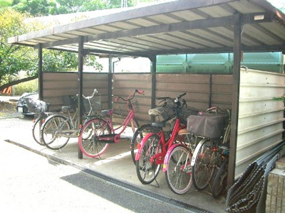 【その他共用部分】 | 米虫ハイツ | 駐輪場です