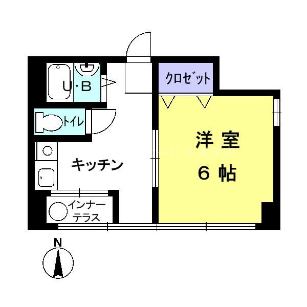 ブリッジビュー舞子の間取り|１K