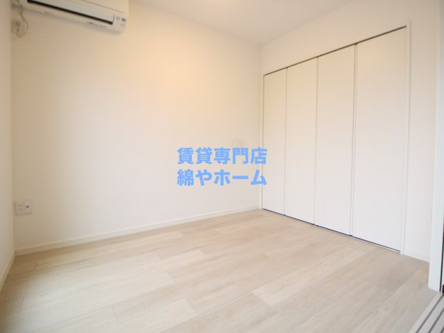 グランパシフィック長橋スクエアⅡの寝室|落ち着いた色調の寝室です