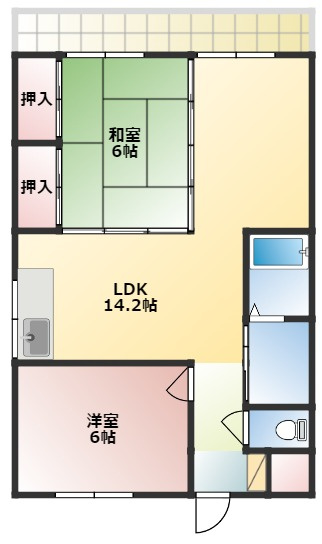 【間取り】 | 通眞ヨシエプラザ