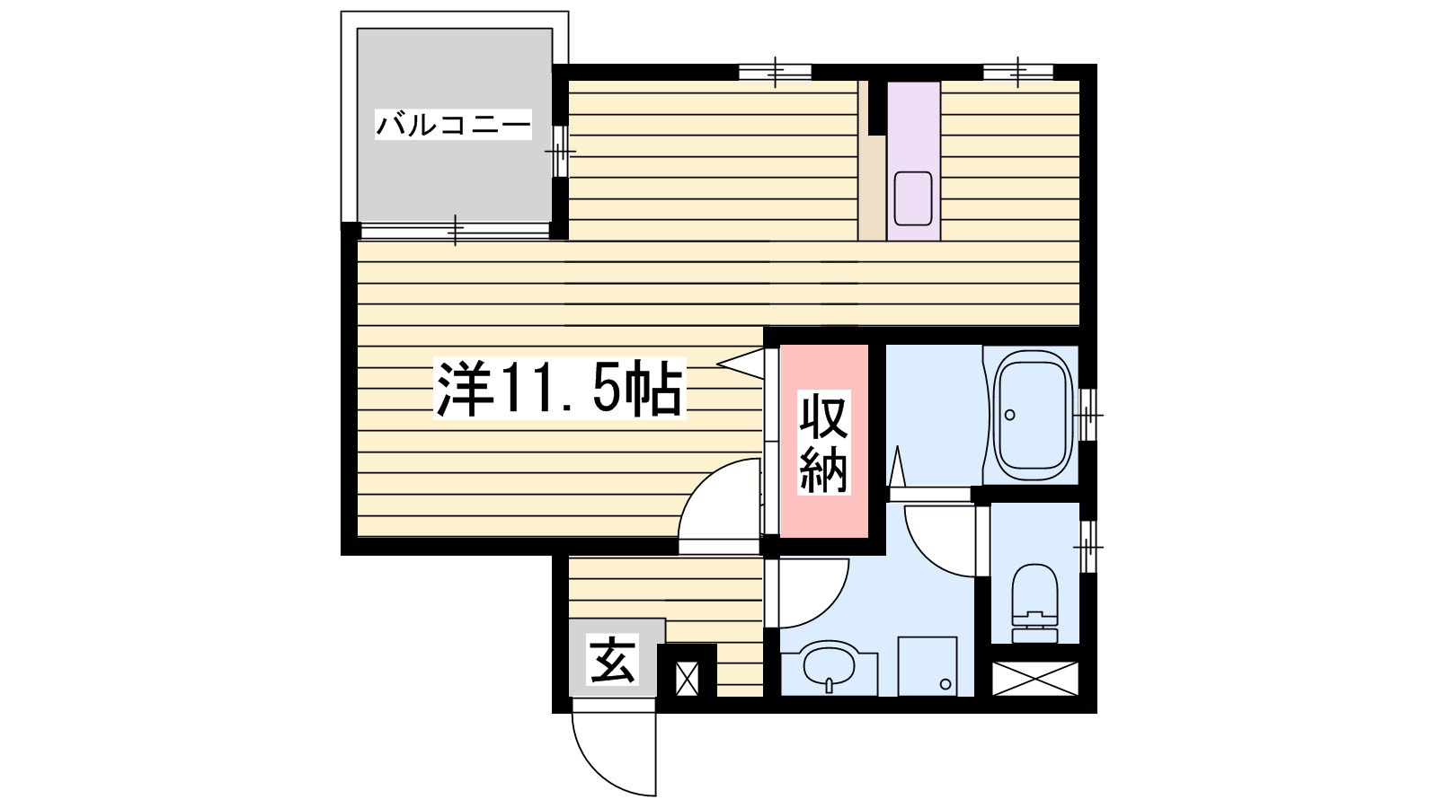 パークハイム弐番館　Ｂ棟の間取り