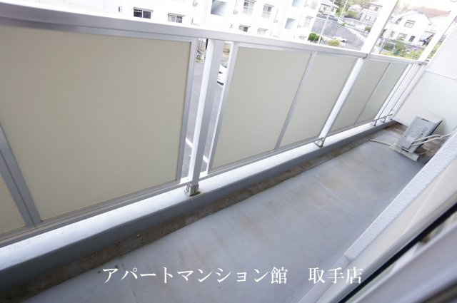 ビレッジハウス台宿3号棟のバルコニー